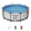 Conjunto de Piscina Desmontável Redonda Bestway® Steel Pro MAX™ de 3,05 m x 1,00 m