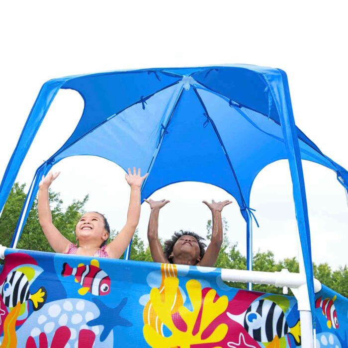 Piscina Desmontável Redonda Bestway® Steel Pro™ UV Careful™ Splash-in-Shade  1,83 m x 51 cm