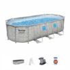 Piscina desmontável Power Steel Swim Vista Series II Bestway 5,49 m x 2,74 m x 1,22 m