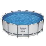 Bestway® Steel Pro MAX™ Conjunto de Piscina Desmontável Redonda 4,27m x 1,22m