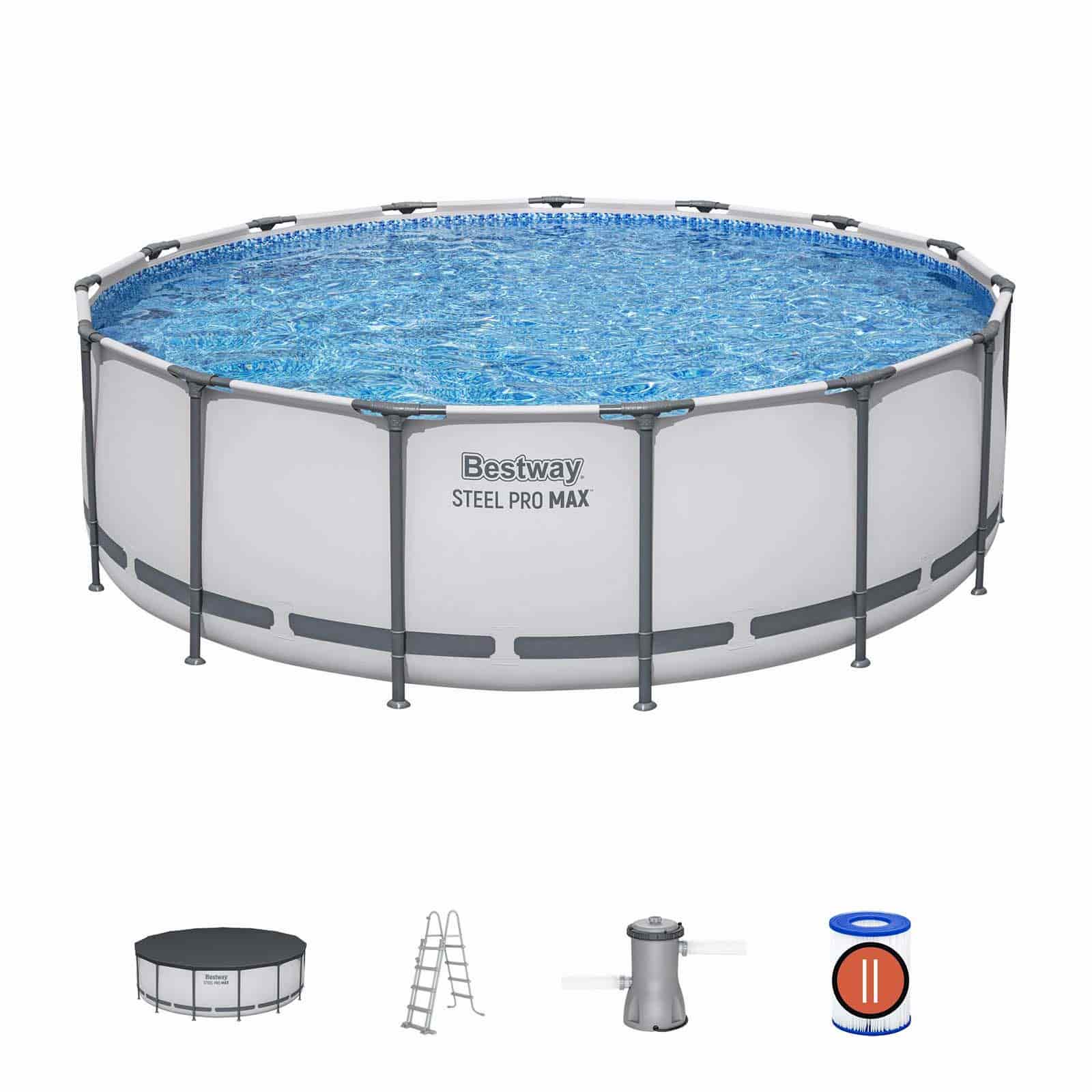 Piscina Desmontável Steel Pro MAX™ Bestway® 4,57 m x 1,22 m