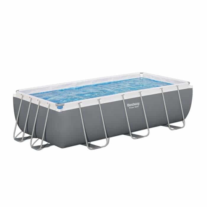 Conjunto de piscina elevada Power Steel™ da Bestway® 4,04 m x 2,01 m x 1,00 m