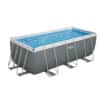 Conjunto de piscina elevada Power Steel™ da Bestway® 4,12 m x 2,01 m x 1,22 m