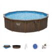 Conjunto de Piscina Desmontável com Parede de Aço Redonda Hydrium™ da Bestway® 5,49 m x 1,30 m