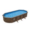 Conjunto de Piscina Desmontável Ovalada de Parede de Aço Hydrium™ da Bestway® 7,30 m x 3,60 m x 1,30 m