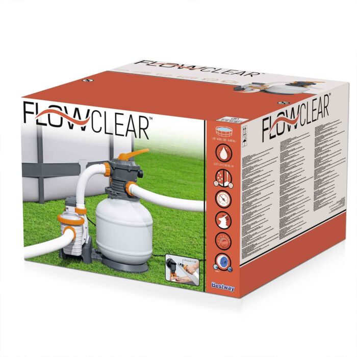 Bomba de Filtração de Areia para Piscina Flowclear 8327 L