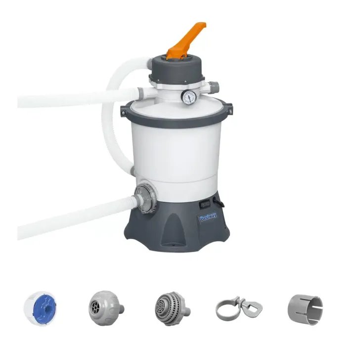 Piscina Desmontável Oval Bestway® Power Steel™ de 7,32 x 3,66 x 1,22 m com Filtro de Areia