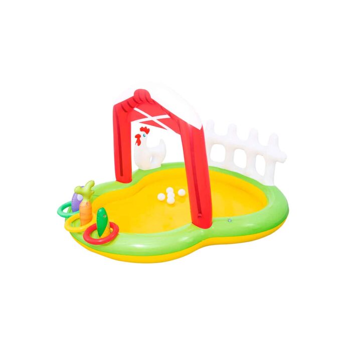 Piscina Insuflável Infantil com Centro de Jogos Bestway Lil' Farmer 1,75 m x 1,47 m x 1,02 m