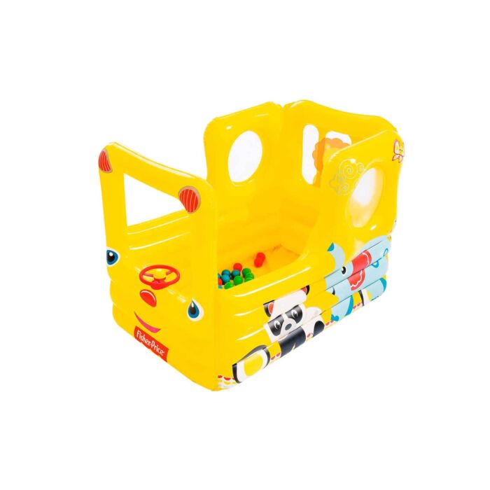 Piscina de Bolas Insuflável Bestway Fisher Price Carro de Corrida 1,37 m x 96 cm x 96 cm