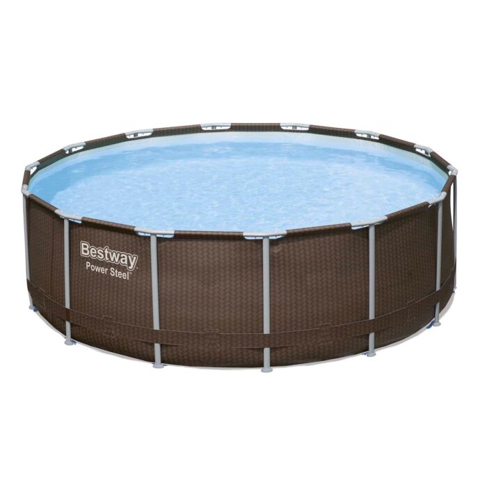 Conjunto de Piscina Desmontável Bestway® Vime de Rotim de 4,27m x 1,22 m