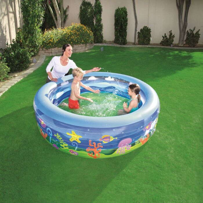 Piscina Insuflável Infantil Bestway® Summer Wave 1,96 m x 53 cm