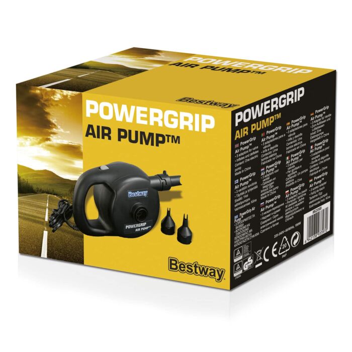 Inflador Eléctrico Bestway Sidewinder AC Power Grip Air Pump