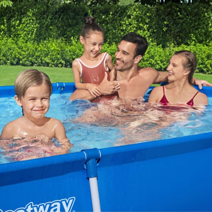 Piscina Desmontável Bestway® Steel Pro™ de 2,59 m x 1,70 m x 61 cm