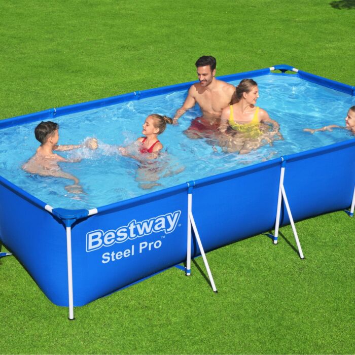 Piscina Desmontável Bestway® Steel Pro™ de 4,00 m x 2,11 m x 81 cm