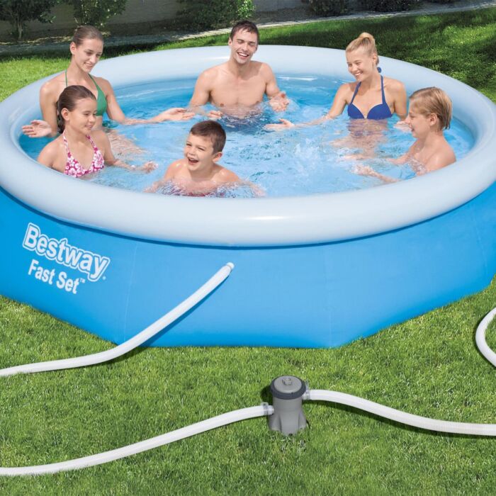 Piscina Desmontável Bestway Fast Set 3,05 m x76 cm com Bomba de Filtragem de 1.249 litros/h