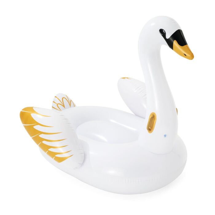 Boia Deluxe Insuflável de Piscina para Montar Bestway® com forma de Cisne Gigante