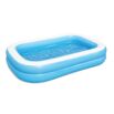 Piscina Insuflável Retangular Bestway® em Vinil 2,62 m x 1,75 m x 51 cm 2 anéis