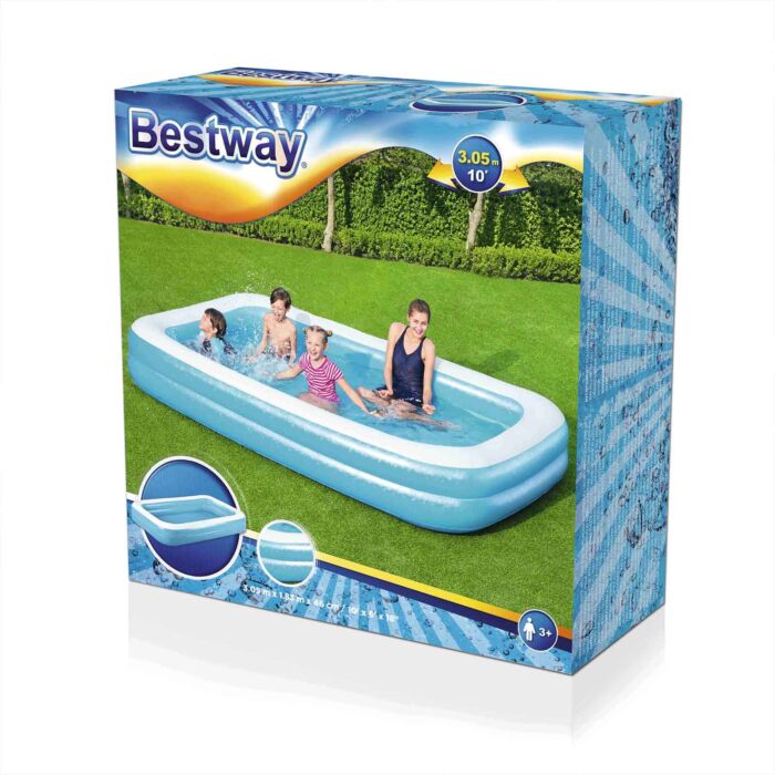 Piscina Familiar Insuflável Retangular Azul Bestway® 3,05m