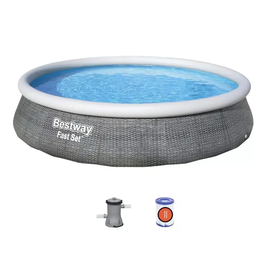 Conjunto de Piscina Insuflável Redonda Bestway® Fast Set™ de 3,96 m x 84 cm