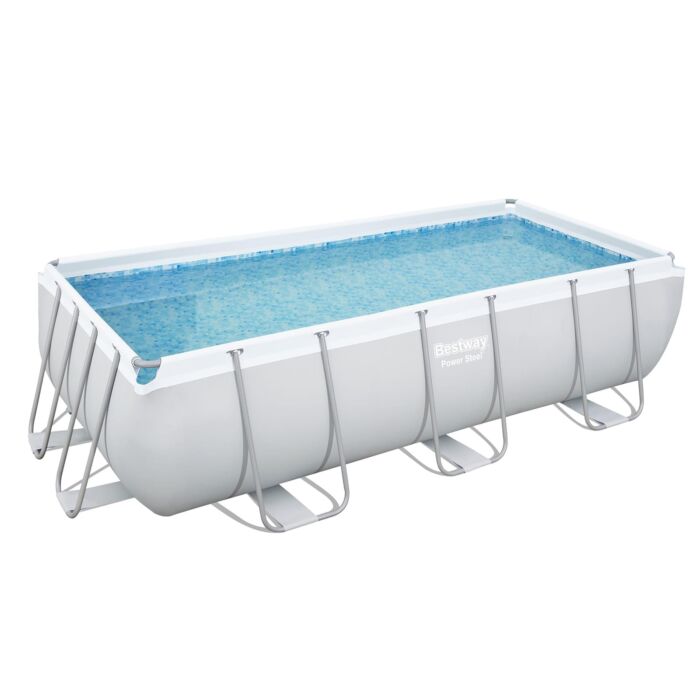 Conjunto de Piscina Desmontável Bestway® Power Steel ™ Retangular de 4,04 m x 2,01 m x 1,00 m