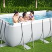 Conjunto de Piscina Desmontável Bestway® Power Steel ™ Retangular de 4,04 m x 2,01 m x 1,00 m