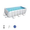 Conjunto de Piscina Tubular Desmontável Bestway® Power Steel ™ de 4, 12 m x 2,01 m x 1,22 m com Bomba de Filtragem de Areia de 3028 L/h