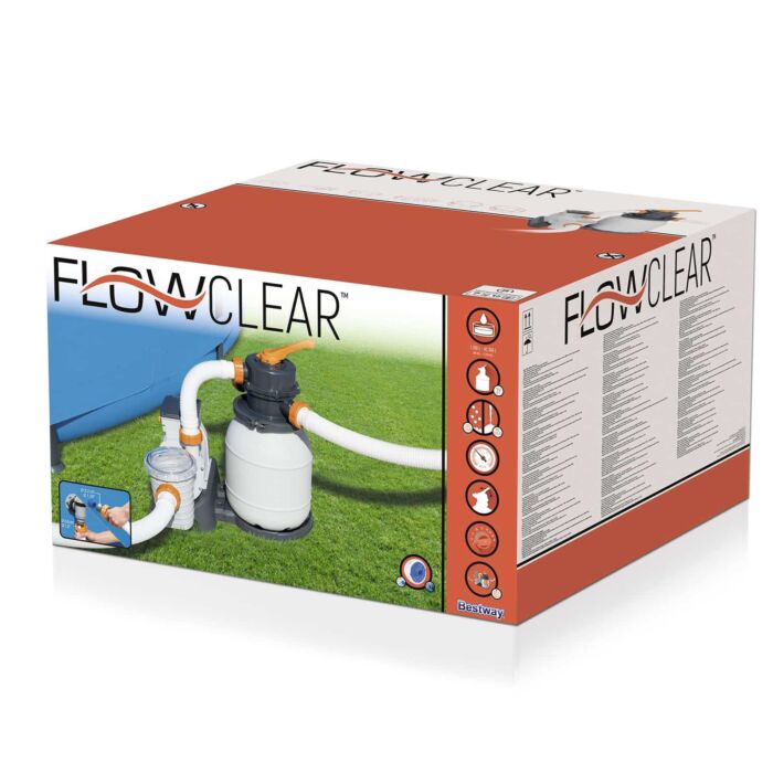 Bomba de filtro de areia para piscinas de 5678 L Bestway® Flowclear™