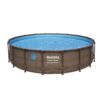 Conjunto de Piscina Desmontável Bestway™ Power Steel™ Swim Vista Series™ II Redonda de 5,49 m x 1,22 m