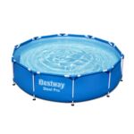 Pack piscina desmontável redonda 305×100 cm Steel Pro-MAX™ + Acessórios