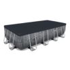 Conjunto de Piscina Desmontável Bestway® Power Steel ™ de 4,88 m x 2,44 m x 1,22 m