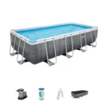 Pack piscina retangular Power Steel 5,49 × 2,74 × 1,22 m + Kit gratuito