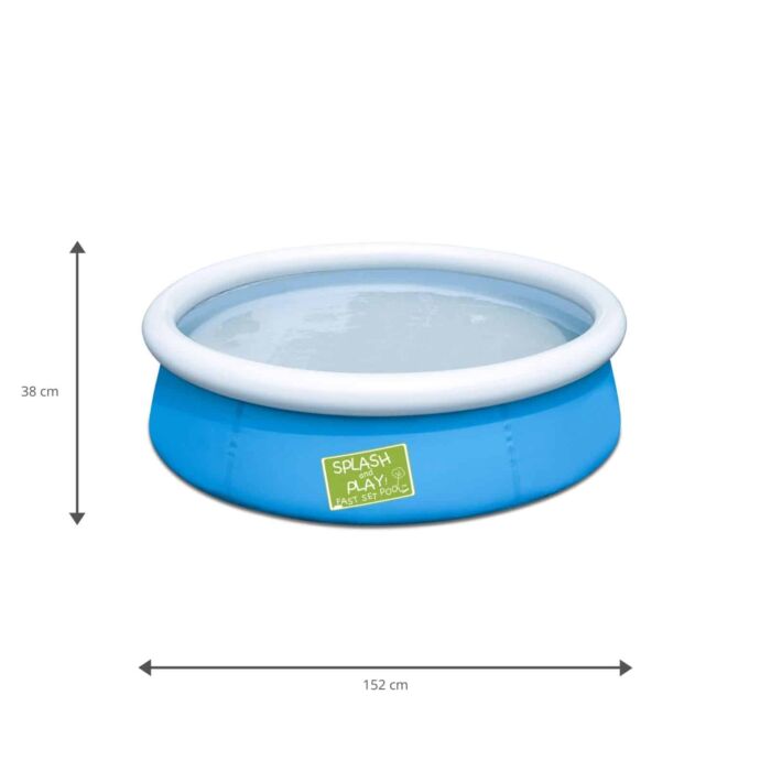 Piscina Insuflável Redonda Bestway® My First Fast Set™ 1,52 m x 38 cm