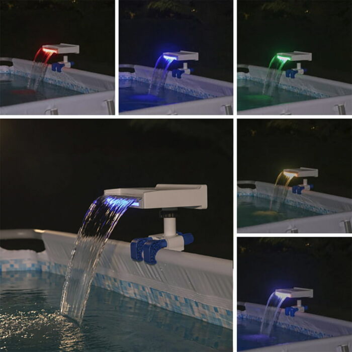 Cascata LED Relaxante Flowclear™ para Piscina