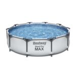 Pack piscina desmontável redonda 305×100 cm Steel Pro-MAX™ + Acessórios