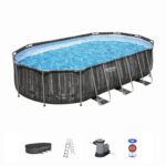 Piscina desmontável Bestway Power Steel 6,40 m x 2,74 m x 1,32 m