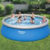 Conjunto de Piscina Insuflável Redonda Bestway® Fast Set™ de 4,57 m x 1,22 m