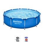 Conjunto de Piscina Desmontável Redonda Bestway® Steel Pro™ 3,05m x 76cm