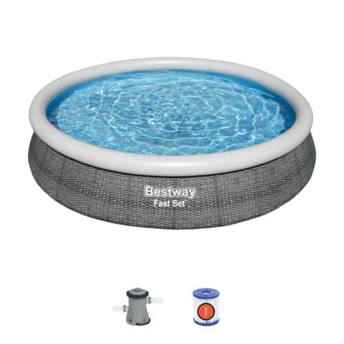 Bestway® Fast Set™ 3.66 m x 76 cm Conjunto de Piscina Insuflável Redonda