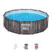 Conjunto de Piscina Redonda Desmontável Bestway® Steel Pro MAX™ 3,66 m x 1,00 m