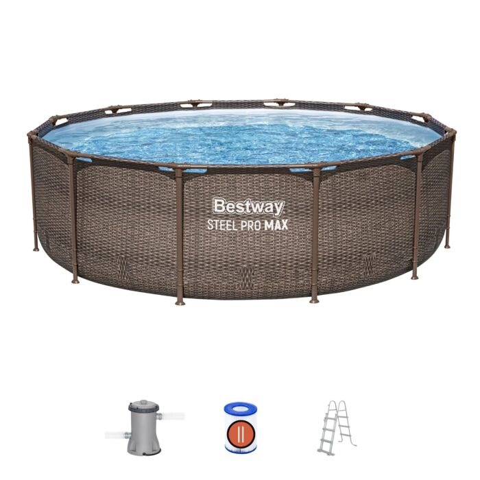 Conjunto de Piscina Desmontável Bestway® Steel Pro MAX™ de 3,66 m x 1,00 m