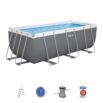 Conjunto de Piscina Desmontável Bestway® Power Steel ™ 4,12 m x 2,01 m x 1,22 m