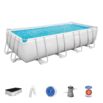 Conjunto de Piscina Retangular Desmontável Bestway® Power Steel™ 4,88 m x 2,44 m x 1,22 m