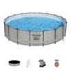 Conjunto de Piscina Desmontável Redonda Bestway® Steel Pro MAX™ de 5,49 m x 1,22 m