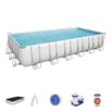 Conjunto de Piscina Desmontável Bestway® Power Steel ™ de 7,32 m x 3,66 m x 1,32 m