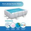 Conjunto de Piscina Desmontável Retangular Bestway® Power Steel ™, 2,87 m x 2,01 m x 1,00 m