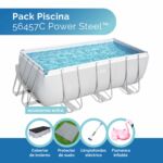 Pack Piscina Desmontable Tubular Bestway Power Steel 412x201x122 cm con accesorios
