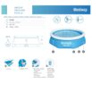 Piscina insuflável redonda Fast Set 2,44 m x 61 cm