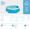 Conjunto de Piscina Insuflável Redonda Fast Set™ Bestway® 2,44 m x 66 cm