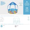 Piscina Desmontável Redonda Bestway® Steel Pro™ UV Careful™ Splash-in-Shade  1,83 m x 51 cm