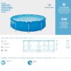 Piscina Desmontável Bestway® Steel Pro™ de 3,05 m x 76 cm